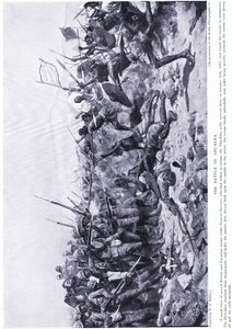 Slaget ved Abu-Klea 16. januar 1885 e.Kr., ca. 1920